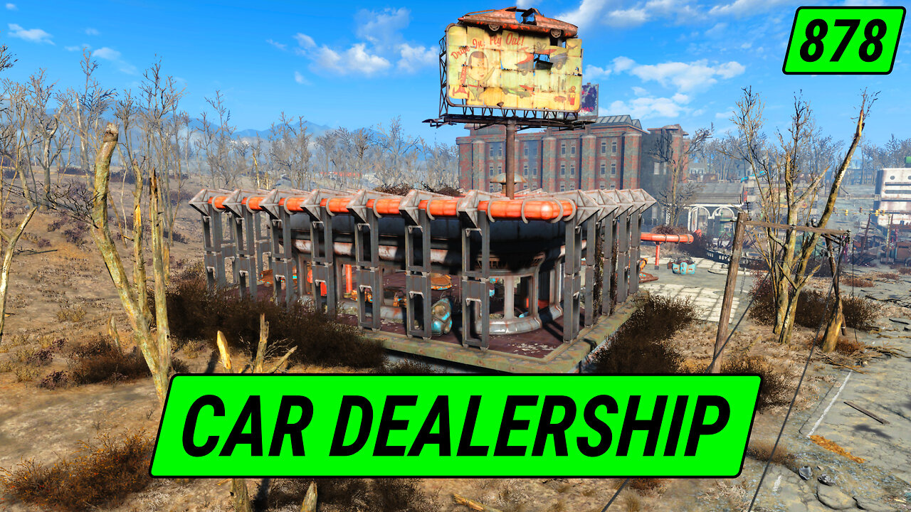 Forgotten Car Dealership | Fallout 4 Unmarked | Ep. 878