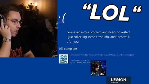 CS:GO Major: Live Blue screen of death error | ohnePixel highlight clip
