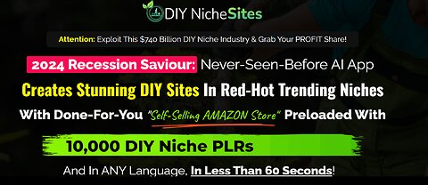 Review of DIY Niche Sites: AI App for Creating DFY Stunning Gardening and Woodworking Websites