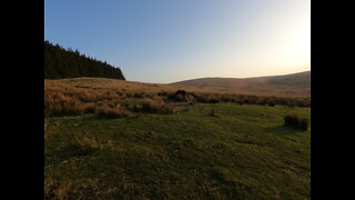 Digging poip hole in Dartmoor. Go pro