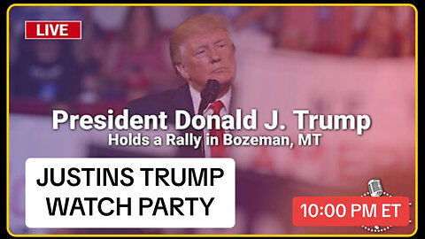 LIVE: President Donald J. Trump Holds Rally in Bozeman, MT