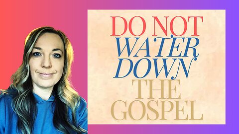 WHY DO WE HAVE A WEAK AND WATERED DOWN GOSPEL??? 🥺🪣