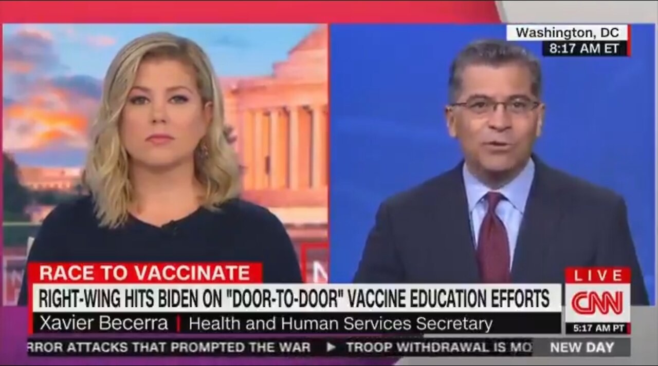 HHS Secretary: It’s Government’s Business To Know Who’s Vaccinated