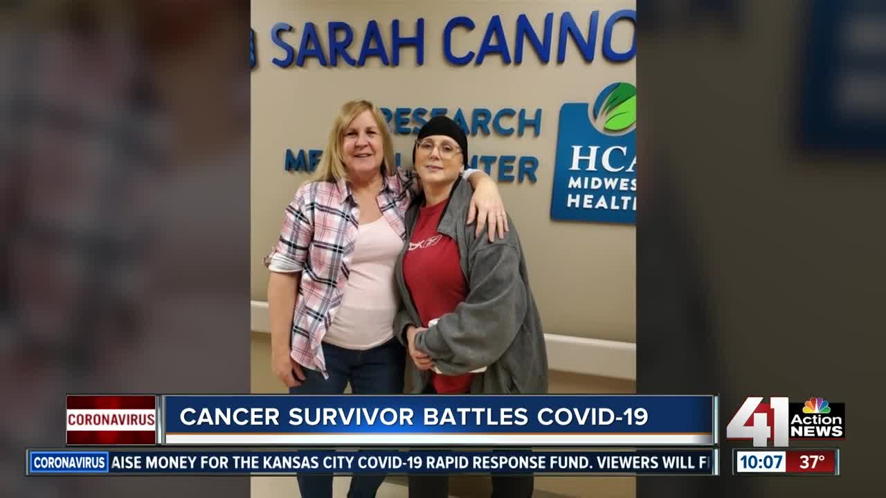 Cancer survivor battles COVID-19