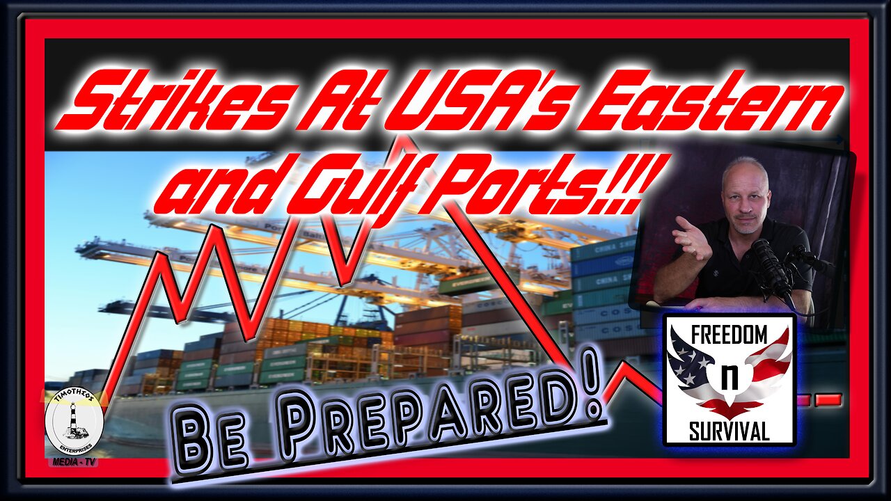 Workers Are Striking At All of the USA Eastern and Gulf Ports!