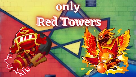 Challenge : Only Red Towers / Bloons TD6