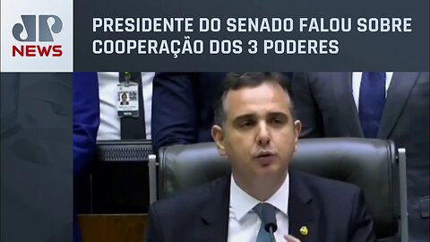 “É necessário unir forças pelo Brasil”; veja discurso completo de Rodrigo Pacheco
