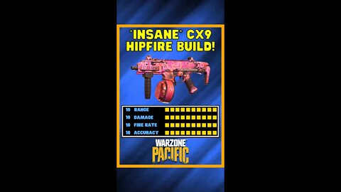 Warzone's BEST CX9 Hip-Fire Loadout 😲 #shorts