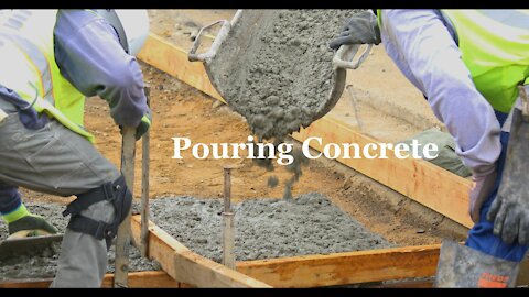 Pouring Concrete