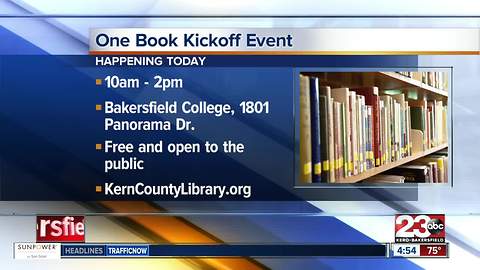 One Book Kickoff Event