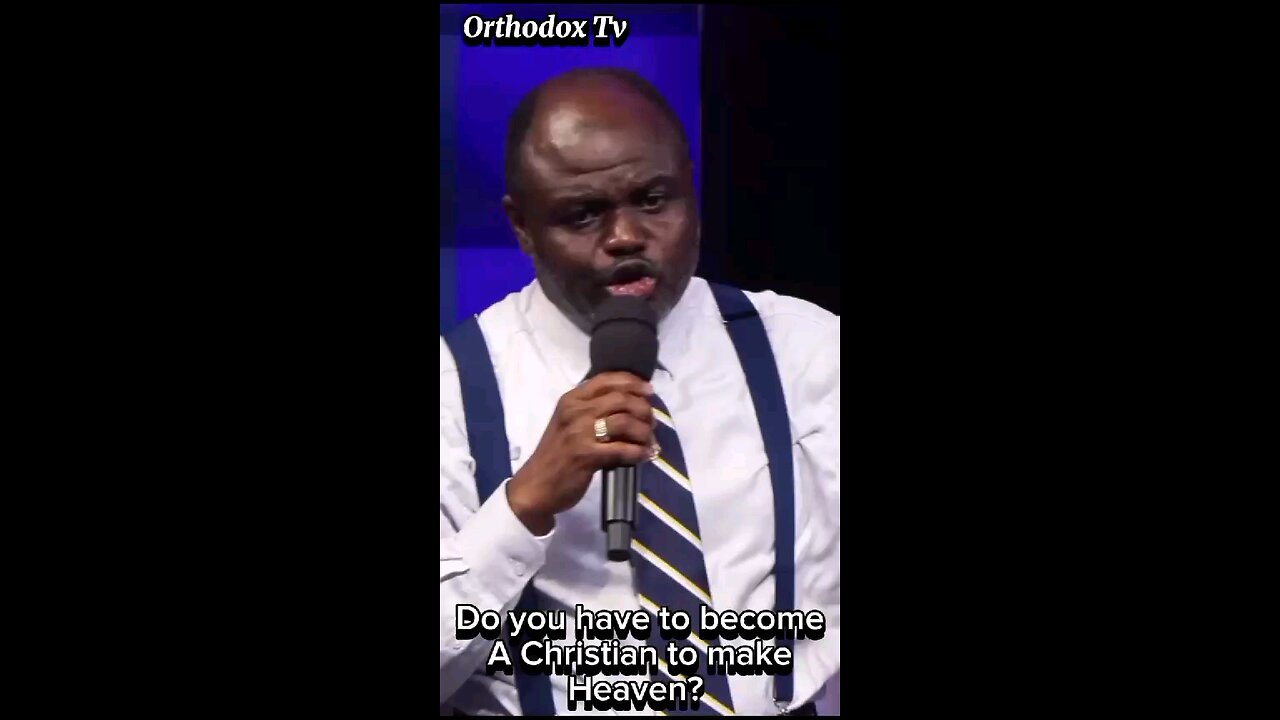 Does a man becomes a Christian before he can be saved?