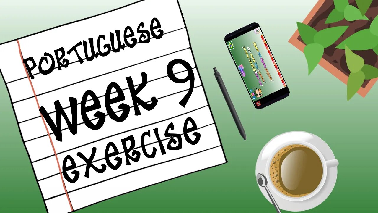 New Portuguese Practice! \\ Week 9 Speaking Exercise // Learn Portuguese with Tongue Bit!