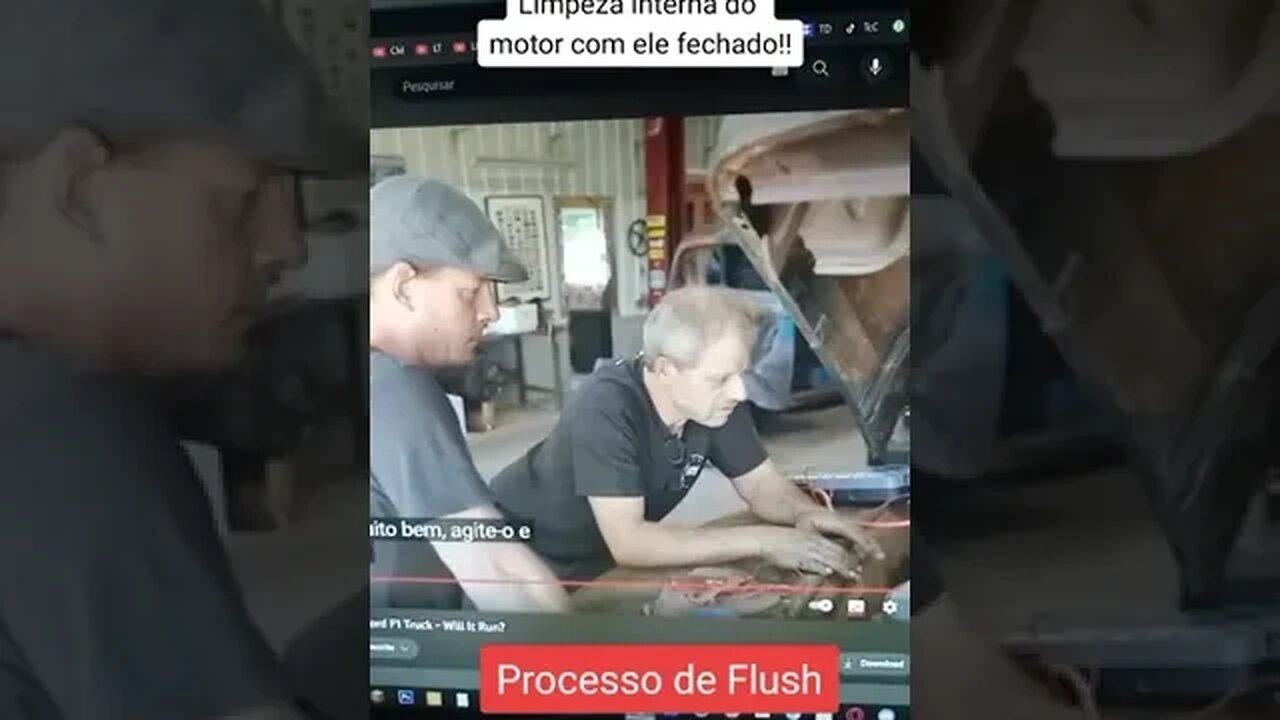 Limpeza interna do motor - PROCESSO FLUSH