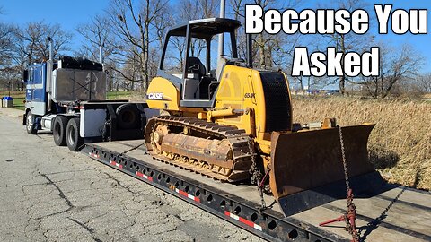 Loading A Bulldozer Detach Gooseneck Explained, Kinda - 068