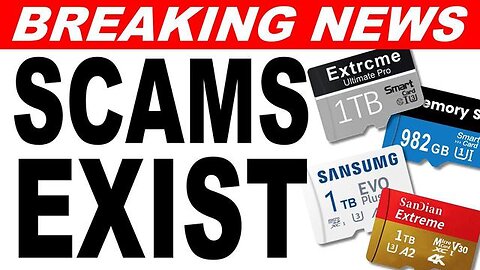 FAKE FLASH STORAGE SCAMS IN 2023 - SCAM MICROSD CARD FROM AMAZON