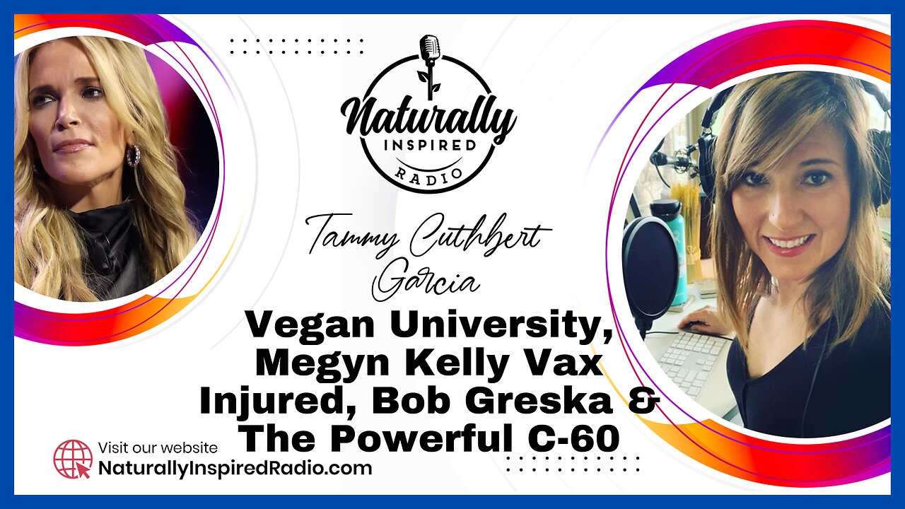 Vegan University, Megyn Kelly Vax Injured, Bob Greska & The Powerful C-60