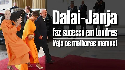 Dalai-Janja faz sucesso em Londres - Veja os melhores memes!