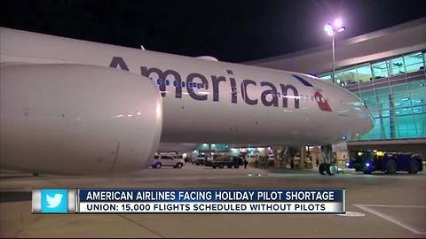 Union: 15,000 flights scheduled without pilots