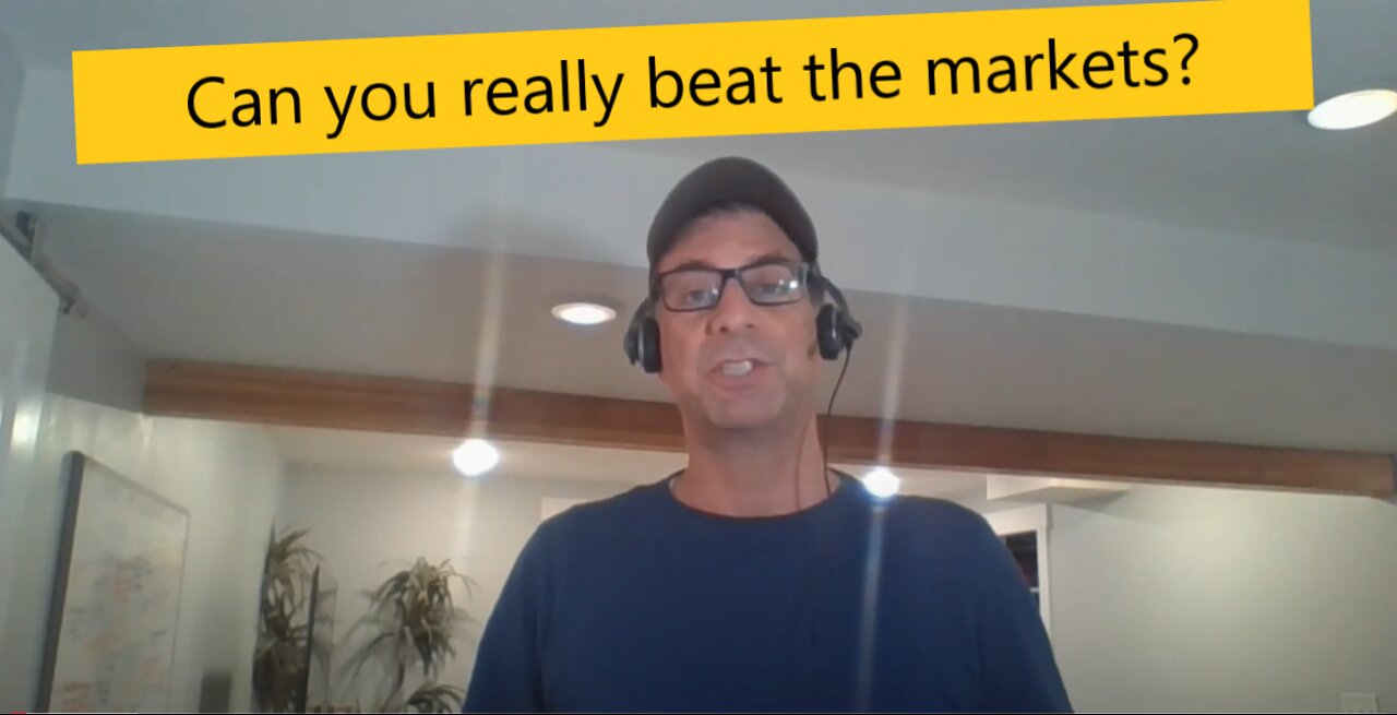 Can you really beat the stock market? Yes but... (Tutorial)