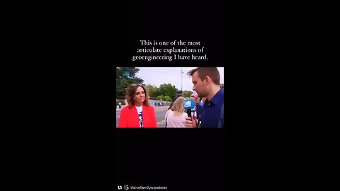 This is one of the most articulate explanations of geoengineering and weather modification Ive ever