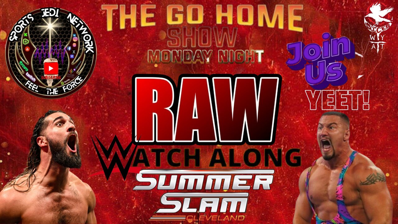 🟡 WWE RAW Live WATCH ALONG Stream | GO HOME SHOW FOR SUMMER SLAM