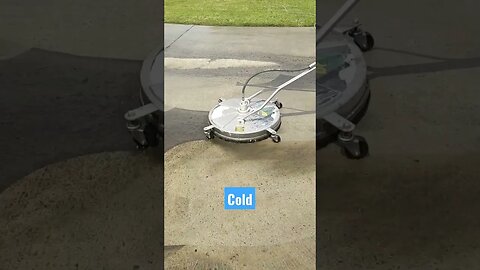 hot pressure washing vs cold #shorts #asmr #test