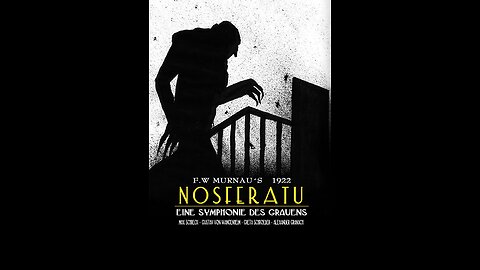Nosferatu 1922 Silent Horror Film