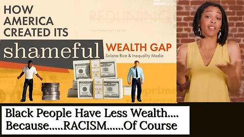 Wealth inequality in America is racist! Of course it is....