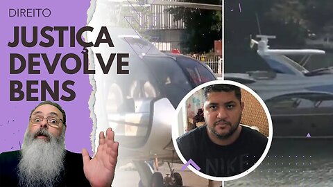JUSTIÇA DEVOLVE IATE, HELICÓPTERO e OUTROS BENS de ANDRÉ do RAP, suposto TRAFICANTE DIRETOR do PCC