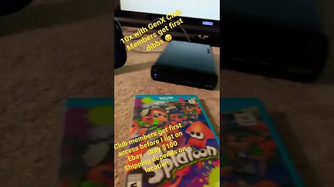 WiiU offer for Club Members only! 😊 Before I list on the e-bay store.