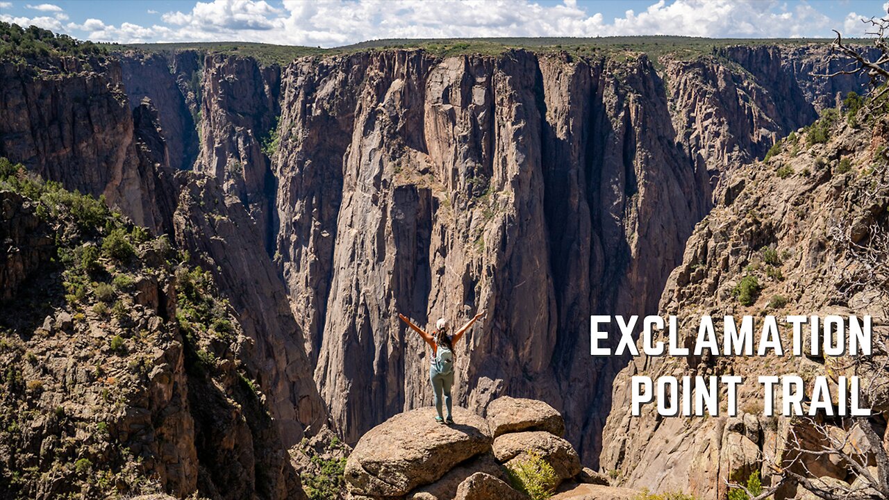 How to Hike to Exclamation Point via North Vista Trail | Black Canyon of Gunnison National Park