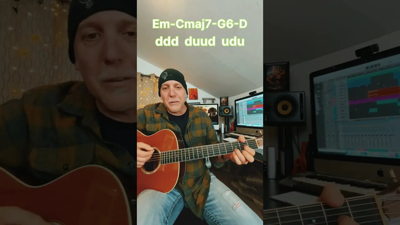 Simple 4 Chord Guitar Song Zombie Cranberries Easy Acoustic #shorts