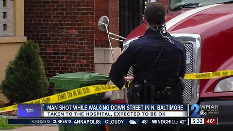 Man shot on Greenmount Ave