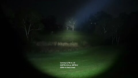 Convoy L21B vs Convoy L8: Long-range beamshot comparison