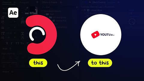 Create a Stunning YouTube Channel Intro in After Effects | Beginner After Effects Tutorial