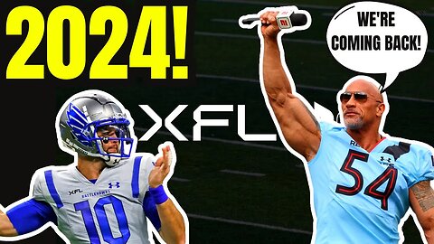 Dwayne Johnson Says XFL will RETURN IN 2024! ESPN & ABC Gets MAJORITY OF REST OF SEASON GAMES