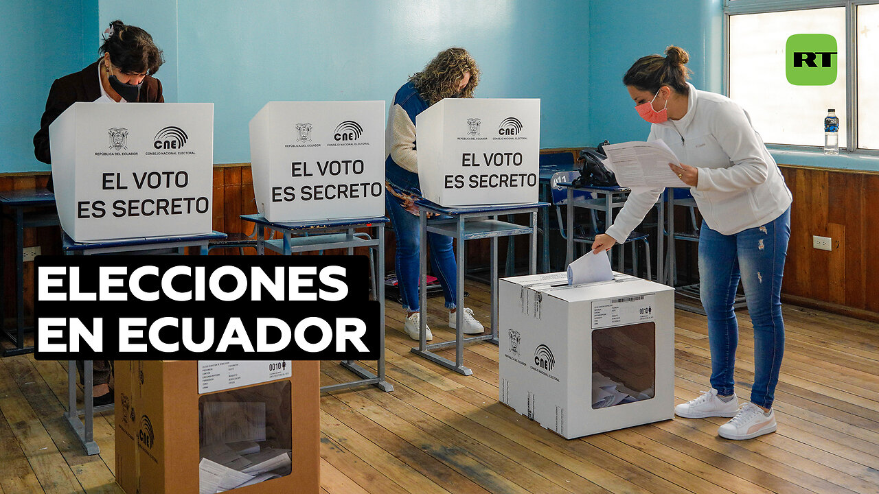 Ecuatorianos buscan a su nuevo presidente en elecciones extraordinarias