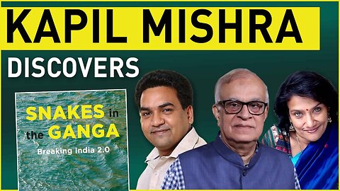 kapil mishra discovers snakes in the ganga