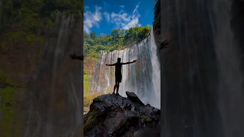 Tumpak Sewu is perhaps the most spectacular waterfall in Java. Its height is 120 meters.