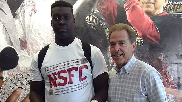 8th Grade Football Player Receives Scholarship Offer from Alabama