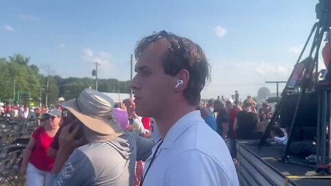 This man at the rally is 100% spot on. The media did this.