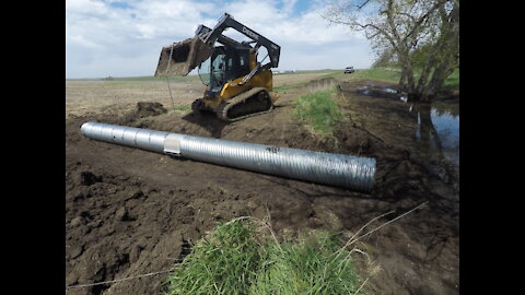 New culvert install