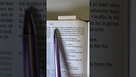 1 John 2:7-11 #shorts #biblereading #bible
