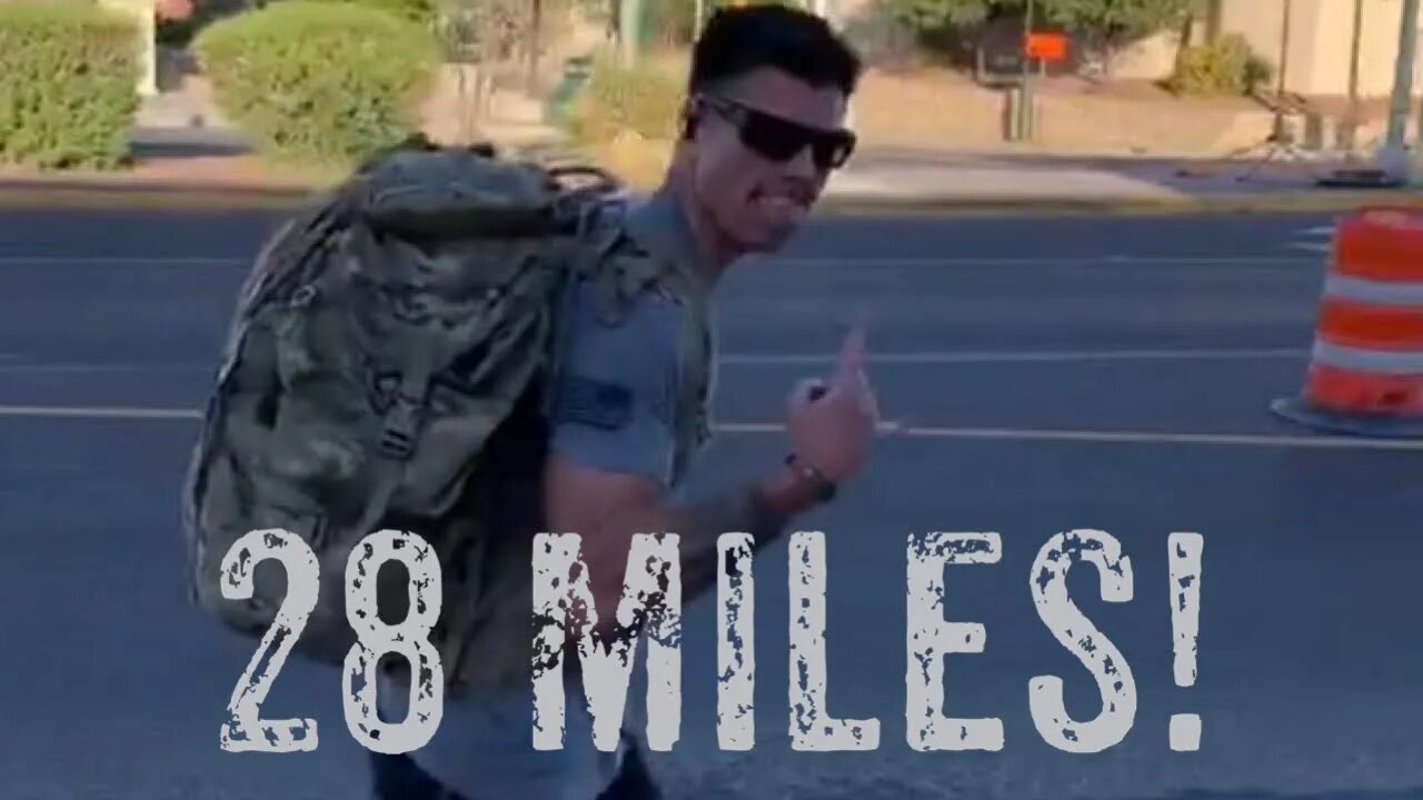 28 Mile Ruck March | March for a Purpose | Army Ranger