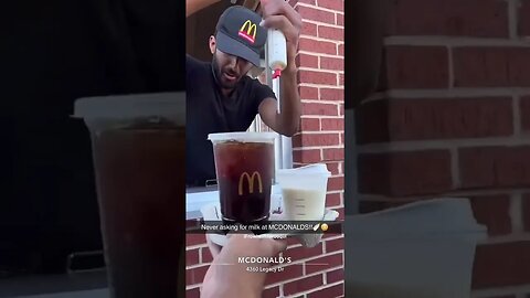 THIS IS WHY MCDONALDS COFFEE IS SO GOOD!!😳#shorts