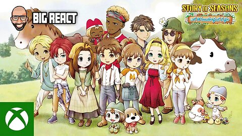 STORY OF SEASONS: A Wonderful Life Launch Trailer React