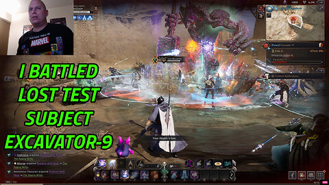 I BATTLED LOST TEST SUBJECT EXCAVATOR-9