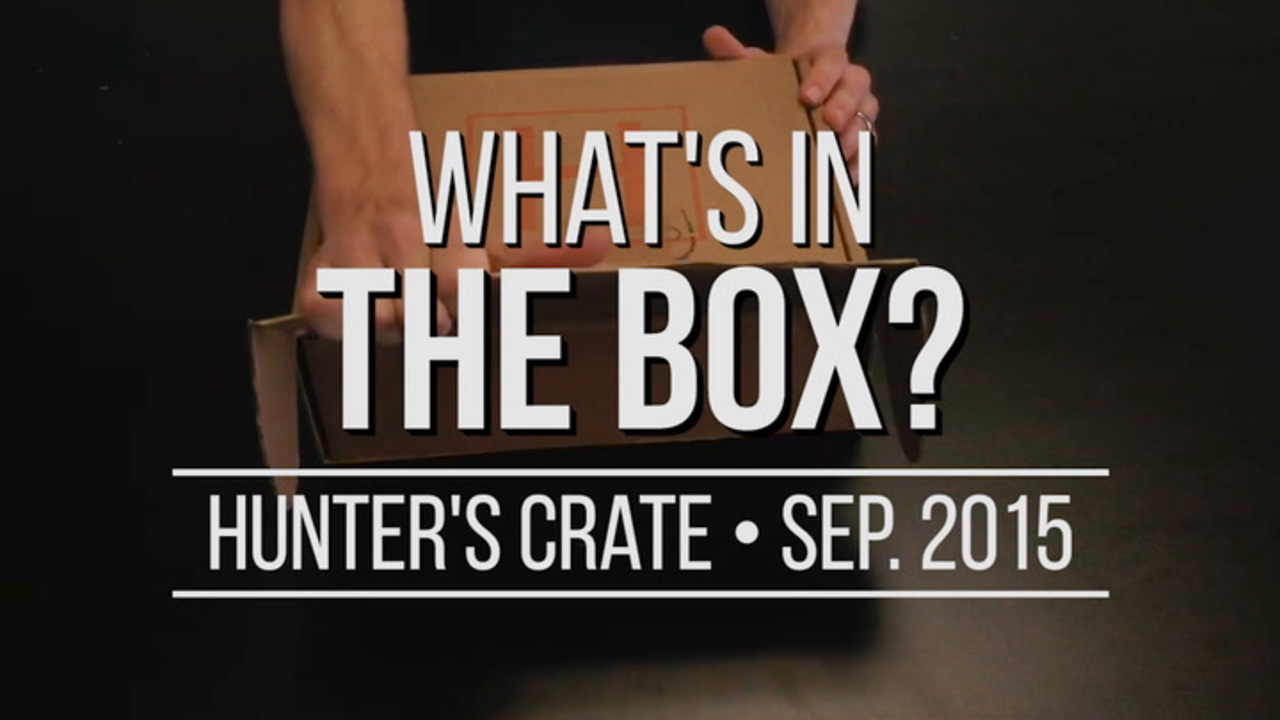 Unboxing Hunter's Crate September 2015