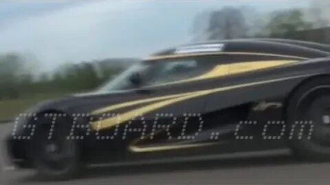 Killing Bugattis a Swedish national sport Koenigsegg Agera S Hundra clearcarbon leaf gold 24 ct