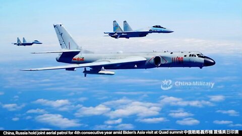 China, Russia hold joint aerial patrol for 4th consecutive year amid Biden’s Asia visit